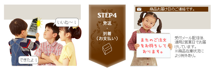 デザインのお打ち合せの無い商品をご注文の場合