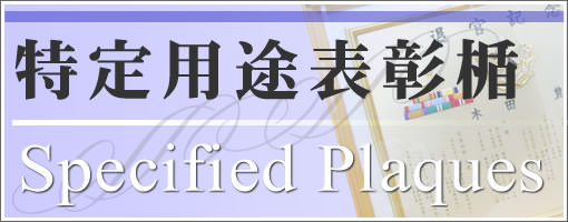 特定用途表彰楯